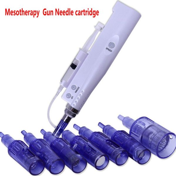 Cartucho dermapen para pistola de mesoterapia automática con microagujas eléctricas Crystal Nano Needle Derma Pen Rejuvenecimiento de la piel