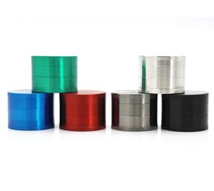 Mini Metal Herb Ginder 40mm 4 Laag High Qualiy zinklegering Tobacco Grinder voor het roken van 5 kleuren CNC Tands Grinders9369369