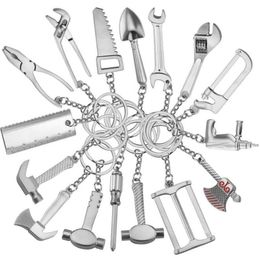 Mini Metal Keychain Persoonlijkheid Klauwen Hamers Hangmodel Claw Hammer Key Chain Ring Party Gift Gunden