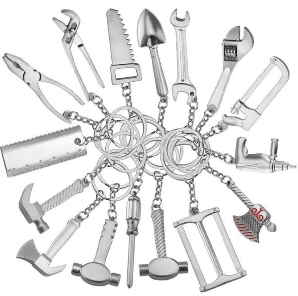 Mini porte-clés en métal, griffes de personnalité, marteaux, pendentif, modèle de marteau à griffes, anneau, cadeau de fête, faveurs
