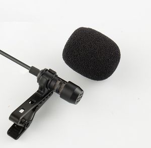 Mini Microphone à pince revers Lavalier PC téléphone caméra micro Portable externe boutonnière microphones pour Android Smartphone ordinateur portable