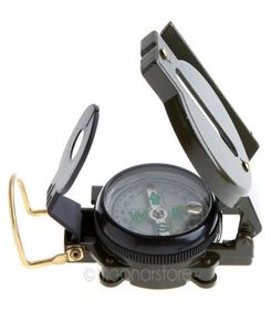 Mini montre lensatique militaire, boussole de poche, loupe armée verte pour Camping chasse marche entière HM3514020339