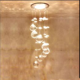 Mini moderne hanglamp Crystal LED Kroonluchter Plafond Hanglamp lustre AC 110V2 20V Led Keuken Verlichtingsarmaturen Home Verlichting 282p