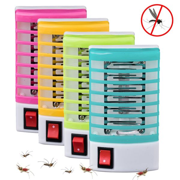 Mini lámpara de mosquitos, luz LED nocturna, Sensor de enchufe, repelente de mosquitos, trampa electrónica, lámparas para matar mosquitos en el hogar