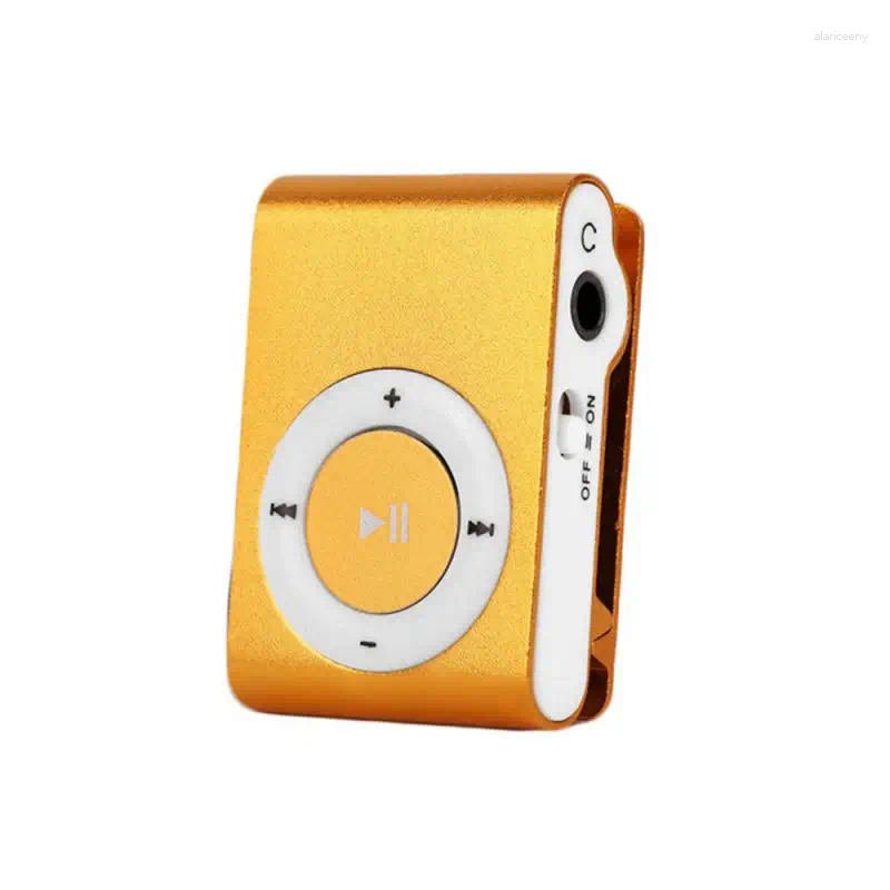 Mini lettore MP3 Supporto per clip multimediali musicali Scheda TF Design elegante Walkman USB portatile alla moda