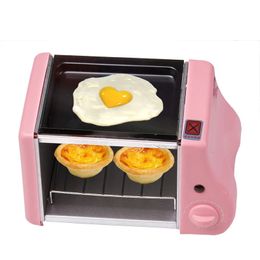Mini machine multifonction grille-pain électrique cuisson boulangerie rôti four grill œufs au plat Omelette poêle petit déjeuner machine pain 230308