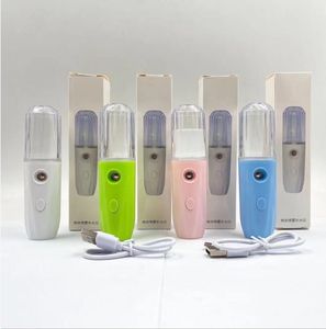 Mini nano mist sproeier thuis gezicht lichaam vernevelaar stoomboot vochtinbrengende huidverzorging tool 30 ml gezicht spuit schoonheid instrument handheld verstuiver wmq881