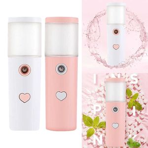 Mini Nano Spray Face Mist Facial Steamer Sprayer Skin Hydrating Steamer Mister Face Cool Humidificador Cuidado de la piel Hidratante DAW120