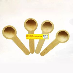 Mini cucharas de cocina para el hogar de madera natural, herramienta Scooper, sal, condimento, miel, cucharas de café, venta al por mayor