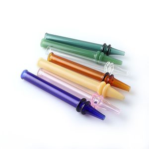 Mini NC con estilo de lápiz accesorios de fumar de vidrio rápido Tubo recto Tubo de tubo para plataforma