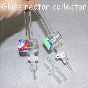 mini nectar kit narguilés quartz dab paille Conduites d'eau en verre bong pipe à fumer Oil Rigs rig dabs