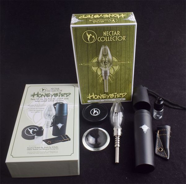 Mini kit de coleccionista de néctar Tubería para fumar con rosca de reemplazo Titanio Titaña Cerámica Cuarzo Cuarto Dab Rig Glass Agua Bongs