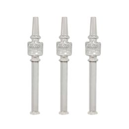 Mini Dab Straw Pipe Glass One Piece Pipas para fumar Reciclar filtro Boquilla para agua Hookah Bongs