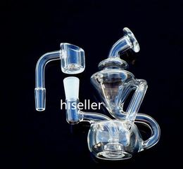 mini booreiland beker bong waterpijpen roken glazen pijp recycler glas water bongs met 10mm glas banger waterpijp