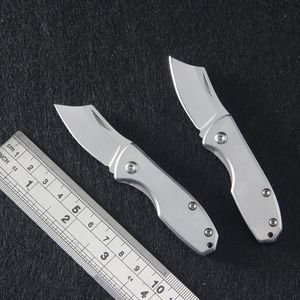 Mini Outdoor Folding Mes Roestvrijstalen Camping Draagbare Pocket Sleutelhanger Knives Rugzak EDC Gereedschap HW572