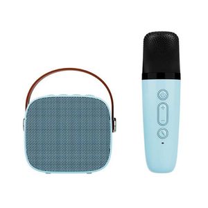 Mini haut-parleur Bluetooth karaoké extérieur Portable avec carte de Microphone sans fil Subwoofer cadeau pour enfants à haut Volume