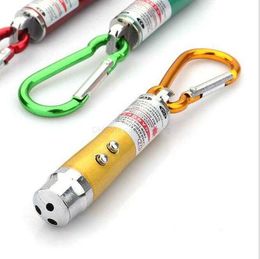 Mini led pointeurs laser lampes de poche lumière led torche 2 in1 stylo laser randonnée en plein air pointeur laser livraison gratuite