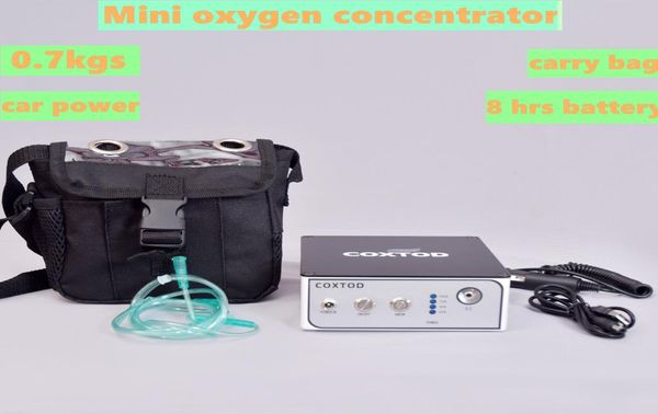 Mini barra de oxígeno, concentrador de oxígeno con batería de 8 horas, operación de generador, máquina para fabricar oxígeno de 3L, 280x3000956