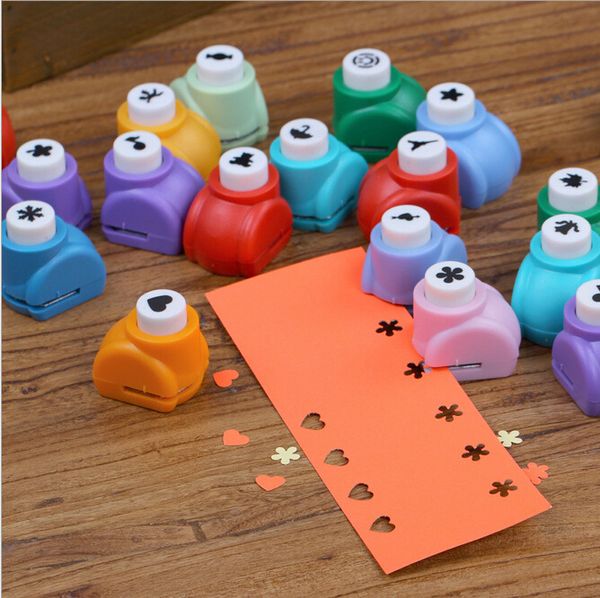 Mini cortador moldeador de papel, perforadora de papel de flores para hacer tarjetas DIY, etiquetas para álbum de recortes, perforadora artesanal con forma