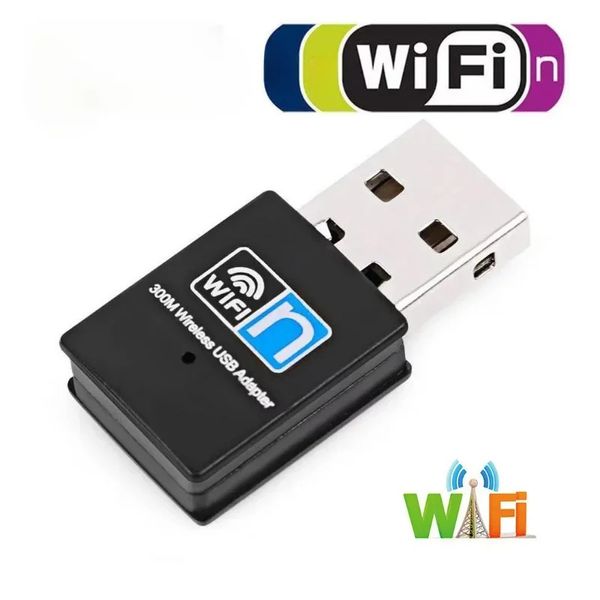 Mini PC WiFi Adaptateur 150m / 300m USB WiFi Antenne Wireless Computer Network Carte 802.11n / g / b