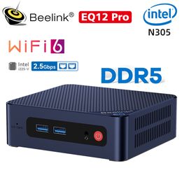 Mini-pc's Beelink EQ12 DDR5 Intel 12e N100 EQ12 ProN305 U59 Pro Intel 11e N5105 Mini PC 8G 500G Type C Desktop Computer VS Mini S 230925