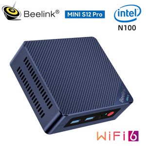Mini-pc's Beelink Min S12/S12 Pro Mini-pc Intel 11e generatie N95 N100 DDR4 8GB 256GB SSD NVME 2.4G 5G Dual Wifi BT5.2 1000M LAN 16GB 500GB 230925