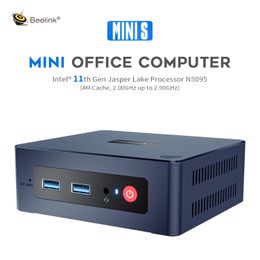 Mini-pc's Beelink Mini S Mini-pc Celeron N5095 of Alder Lake N95 8GB/16GB DDR4 256GB/512GB SSD Windows 11 Pro 4K 2.0 WIN11 Computer 230925