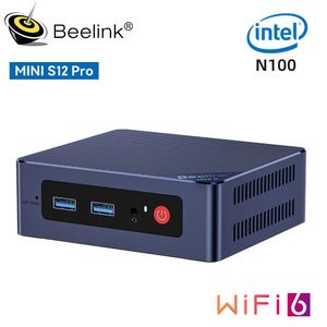 Mini PC Beelink Mini S12 Pro N100 Mini S Intel N5095 Mini PC N95 8GB 128GB SSD ordinateur de jeu de bureau VS J4125 GK Mini GK3V 230925