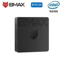 Mini PC BMAX B1 Plus Mini PC Intel Celeron N3350 Procesador Windows 10 Pro 4K 6GB 64GB USB BT4.0 M.2 Ranura 1000M AC Wifi Mini 230925