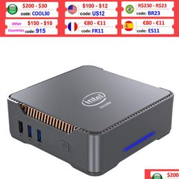 Mini PCS GK3V PC Intel Alder Lake N95 Celeron N5105 8 Go / 16 Go 1TB NVME Windows 11 Pro Gaming Computer 4K 60HZ VGA WIN MINIPC DROP DEL DHXRG