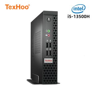 Mini PC TexHoo Mini computadora para juegos de PC Intel Core i7 10870H i5 13500H Procesador ITX Windows 11 Pro 10 Unidad del sistema DDR4 NVMe Marca 230925