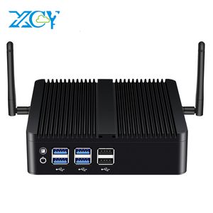 Mini-pc's XCY Mini-pc zonder ventilator Intel Core i7 4500U i5 4200U Gigabit Ethernet VGA-scherm 6/8x USB-poorten Ondersteuning WiFi Windows Linux 230925