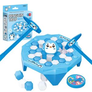 Mini pingouin trap parent-enfant interactif divertissement jeu de plateau intérieur toys for kid family break bloc de glace sauf pingouin