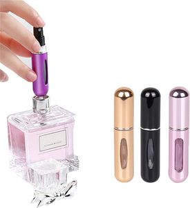 Mini parfum Rechargeable ATomizer conteneur Portable Perfume Pump Pump Pump Forgrance Vidage pulvérisateur vide pour les voyages et sortants