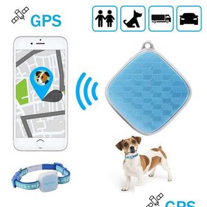 Mini Huisdieren Gps Tracker Gsm/Gprs Real Time Locator Dual Purpose Waterdichte Tracking Apparaten Voor Kinderen Kinderen Katten Voertuigen drop Deliv