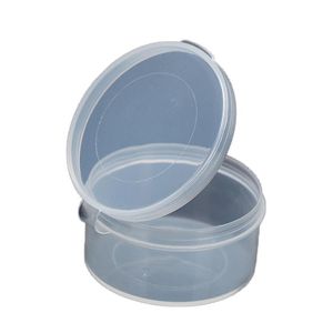 Mini boîte en plastique pour petits accessoires 5.2x2.8cm, Collection transparente, conteneur de stockage de bijoux et colliers, boîtes d'emballage