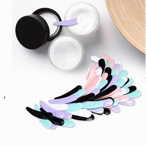 Mini cuillère en plastique pour crème pour le visage, bâton pour masque facial, spatule cosmétique, cuillère, bâtons de maquillage de beauté, outils Qjidg