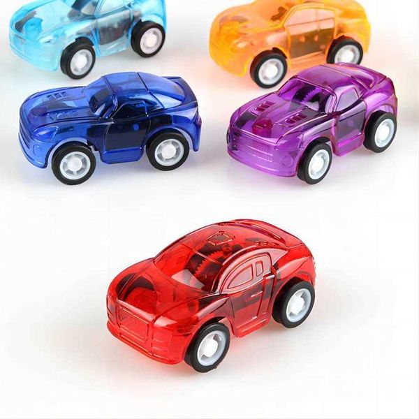 Mini voiture en plastique Transparent, remplissage d'œufs de pâques, jouets mignons 2023