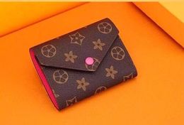 Mini Pochette Diseñador de lujo para mujer Cartera compacta Llave Monedero Tarjetero Estuche Accesorios Emilie Sarah Victorine Wallet