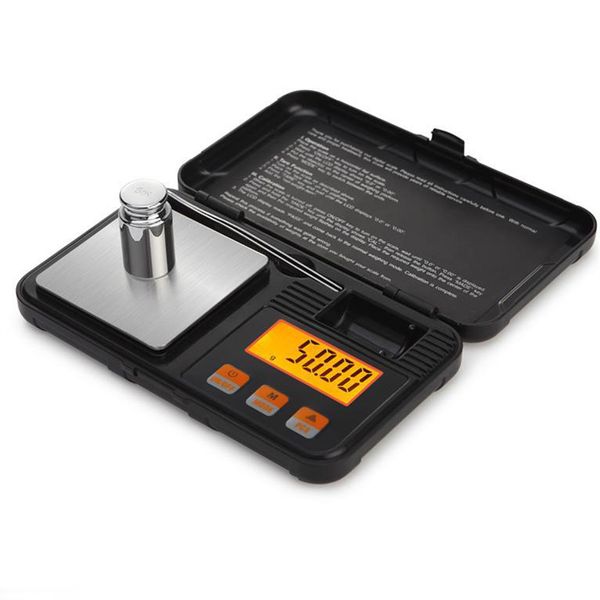 Mini balance numérique de poche 0,01 x 200 g avec écran LCD, haute précision, 6 unités de conversion pour la cuisine, la poudre, le café, les pièces de monnaie, la balance alimentaire, autres appareils électroniques