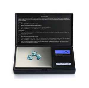 Mini balanza digital de bolsillo, moneda de plata, joyería de oro, balanza de peso, balanza electrónica LCD para joyería, balanza de bolsillo Digital de 500g