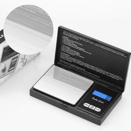 Mini Pocket Digital Scales Silver Coin Gouden sieraden Weeg Balance LCD elektronische digitale sieradenschaalbalans met retailbox 100 g/0,01 g 200 g/0,01 g 500 g/0,01 g 1 kg/0,1 g