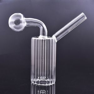 Mini Pocket Glass Ash Catcher Brûleur à mazout Bong Fumer des narguilés pour Recycler Dab Rig Wax Dabber Tool Kit avec des tuyaux de brûleur à mazout Prix usine