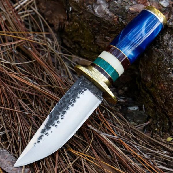 Mini couteau de poche bushcraft à lame fixe couteau de chasse Edc multitool couteau tactique militaire autodéfense de la défense de camping couteaux de survie