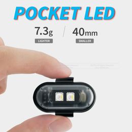 Mini Pocket LED Drone Strobe Signal Light 8 Colors Turn Signal LED voor autofietsmotorcycle