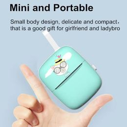 Mini Pocket Printer Handheld Speelgoed Kinderen Instant Printing Mini Kleine Printers Kleine Printer Draagbare Voor Jongens En Meisjes