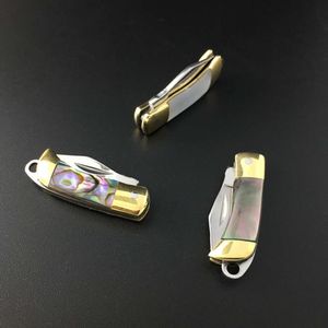 Mini Pocket Shell Exquisite Portable Gift Folding Knife A948CB