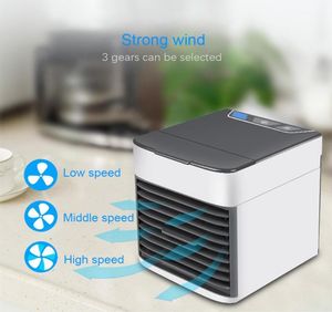 Mini climatiseur portable, humidificateur, purificateur, 7 couleurs, refroidisseur d'air arctique personnel, ventilateur de refroidissement pour la maison et le bureau4014854