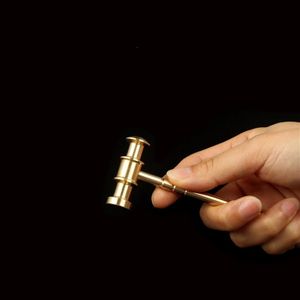 Mini horloge Portable montres réparation marteau en laiton bricolage scie à fil à main cuir jade sculpture marteau casser noyer Tools233m