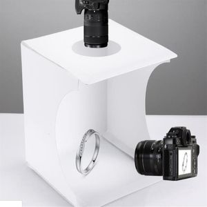 Mini Draagbare Opvouwbare Lightbox Pography Studio Softbox LED Light po Soft Box DSLR Camera Po Achtergrond231U